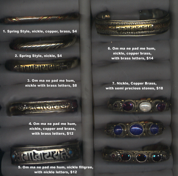 3 Metal Bracelets