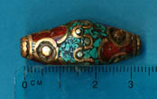 Brass Bicone Turq and Coral.JPG