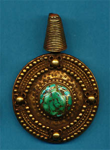 Brass Erg Style Pendant, Nilofur.JPG