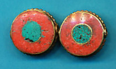 Brass Round with circle inside, Qazi