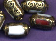 Brass Tubes with shell and coral