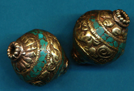 Brass with turquoise inlay bead.JPG
