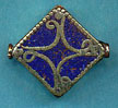 Filigree Square Lapis