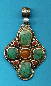 Four Petal turq, coral, amber.JPG