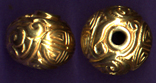 Gold Double Hapiness Bead