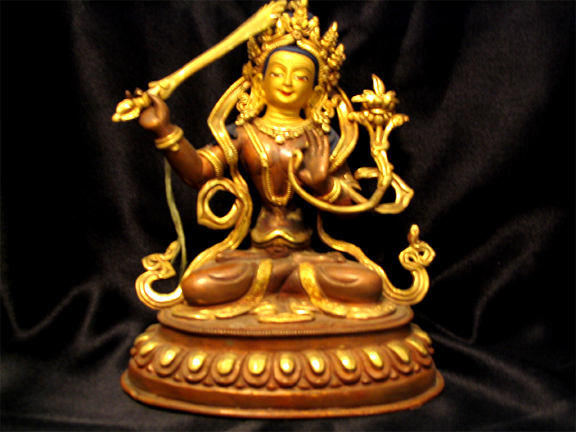 Gold Faced Manjusri