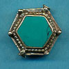 Hexagonal Brass Turquoise.JPG