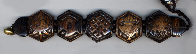 Juju Large Hexagonal Bone Bracelet