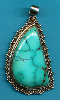 Lacy Free Form Turquoise