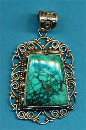 Lacy Turquoise Trapezoid 2