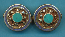 Large Circle with Flower Design,