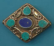 Large Diamond Shaped Lapis with Turquoise, (BD059LT).JPG