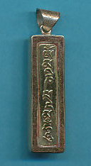 Long Om mani Padme Hum Pendant