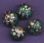 Mosaic Turquoise with silver