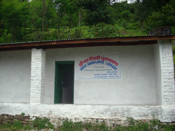New Library on Mountain in Nepal.JPG