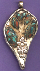Nilofur Inlayed Shell with silver