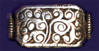 Nilofur Rectangular Scroll Bead