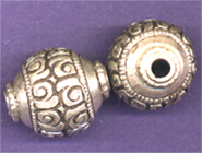 Nilfur Small Scroll Bead 2 cm