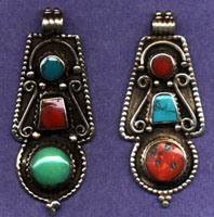 Qazi 3 Stone Pendant