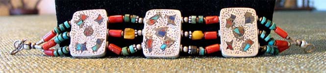 Qazi Inlayed Rectangles Bracelet $156.JPG