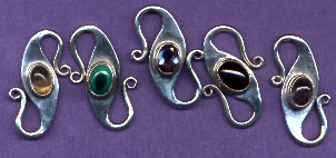 S-Clasps with stone