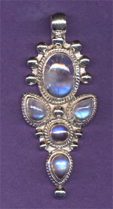 Shakya 5 Stone Pendant