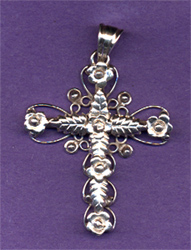 Italian flower cross