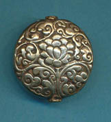 Tibetan Lotus Disc Bead