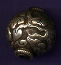 Tibetan Round Dragon Bead