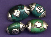 Turquoise Capped with Jewel