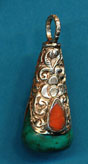 Turquoise and Silver Drop.JPG